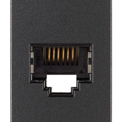 Utičnica RJ45 Avaya Cat5e UTP siva