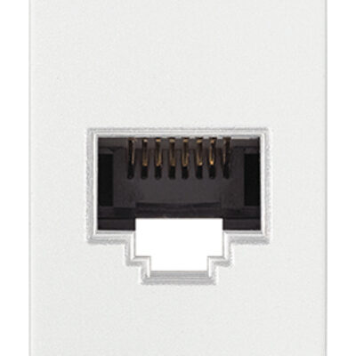 Utičnica RJ45 Netsafe Cat6 FTP bijela