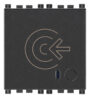 Izlazna vrata NFC/RFID povezana s IoT-om siva