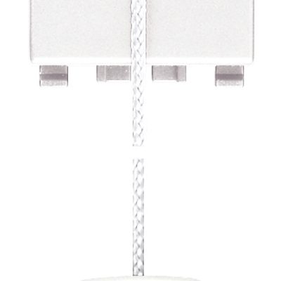 Gumb 1P NC 10A bijele boje