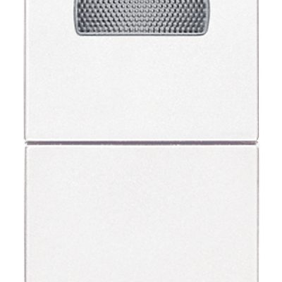 Tipka 1P NO 10A + bijela LED lampica