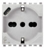Utikač 2P+T 16A univerzalni + USB C Next