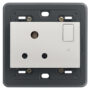 Utikač 2P+T 5A engleski inter. + LED indikator Next