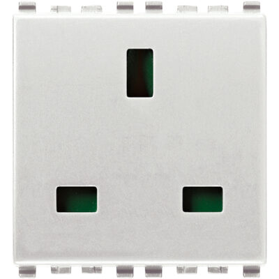 Utičnica SICURY 2P+T 13A engleski Next