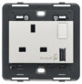 Utikač 2P+T 13A BS + int. + USB A Next