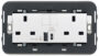 2 utičnice 2P+T 13A BS +int +USB A+C bijelo