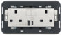 2 utičnice 2P+T 13A BS +int +USB A+C Next