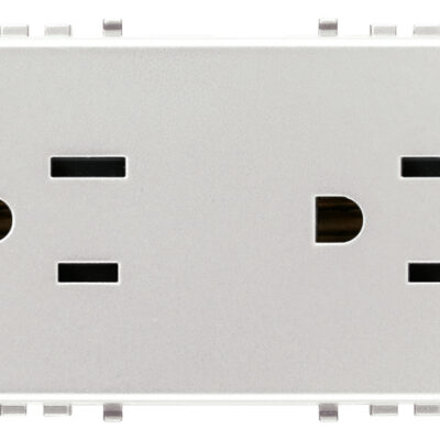 2 utičnice SICURY 2P+T 15A USA+SASO Next