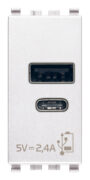 Napajanje USB A+C 12W2,4A5V 1M bijelo