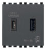 Napajanje USB A+C 15W 3A 5V 2M sivo