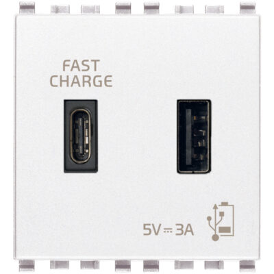 Napajanje USB A+C 15W 3A 5V 2M bijelo