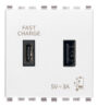 Napajanje USB A+C 15W 3A 5V 2M bijelo