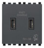 USB C+C punjač 15W 3A 5V 2M sivi