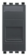 Adaptator uloška RJ45 Keystone sivi