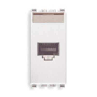 Utičnica RJ45 Avaya Cat5e UTP bijela