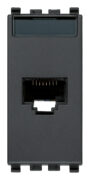 Utičnica RJ45 Netsafe Cat6 UTP siva