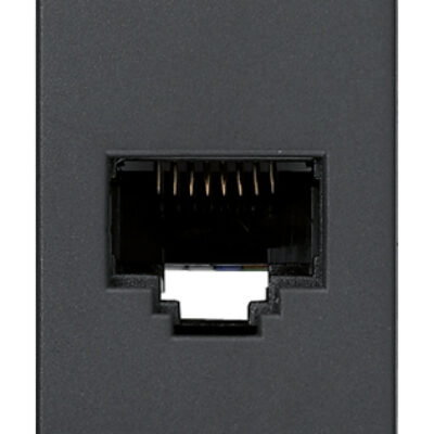 Utičnica RJ45 Netsafe Cat6A UTP siva