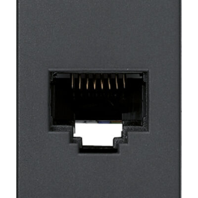 UTIČNICA RJ45 Netsafe Cat6A FTP siva