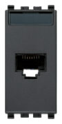 UTIČNICA RJ45 Netsafe Cat6A FTP siva