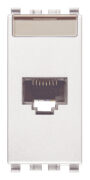 Utičnica RJ45 Netsafe Cat6A FTP bijela