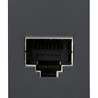 Utičnica RJ45 Netsafe Cat5e FTP 110 siva