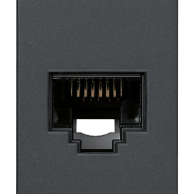 Utičnica RJ45 Netsafe Cat6 UTP 110 siva