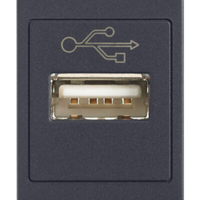 USB utičnica siva