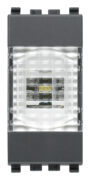 LED lampa 1M 230V siva