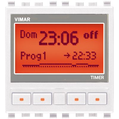 Programski sat za jedan kanal bijeli