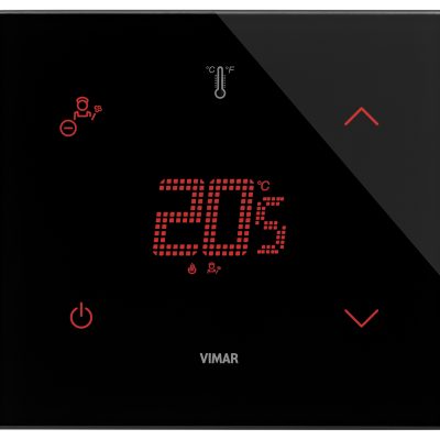 Termostat KNX HOTEL 2M crni dijamant