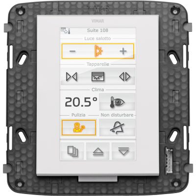 Dodirni zaslon KNX 4,3in Full Flat bijeli