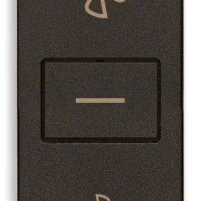 Prekidač 1P 10AX za fan-coil crni