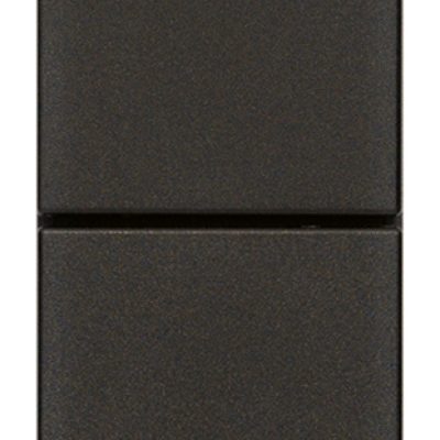 Dva neovisna gumba NO+NO 10A crni