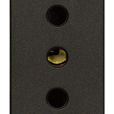 Utikač 2P+T 10A P11 crni