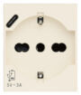 Utičnica 2P+T 16A univerzalna + USB C kanapa