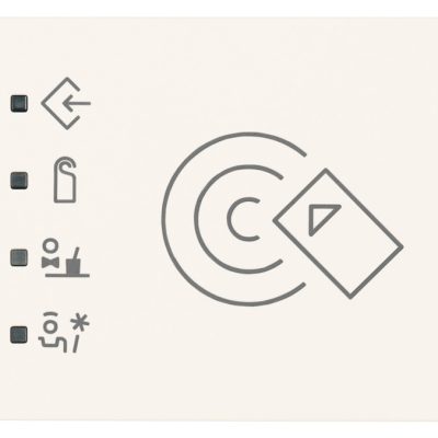 Bežično upravljano RFID vrata KNX bijelo