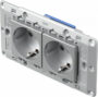 UTIČNICE SET 2x SCHUKO2P+E 16A