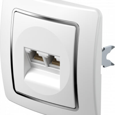 UTIČNICA CAT5e KS DOUBLE2x RJ45
