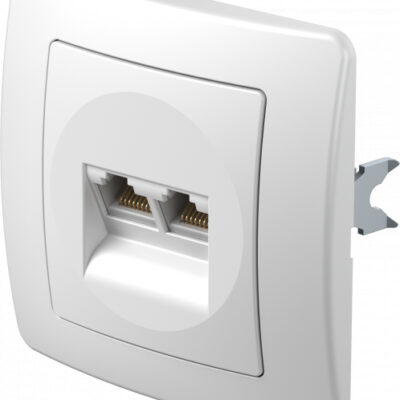 UTIČNICA CAT6S KS DOUBLE2x RJ45