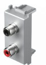 UTIČNICA AUDIO2xRCA 1M ES