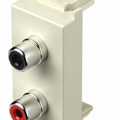 UTIČNICA AUDIO2xRCA 1M IW