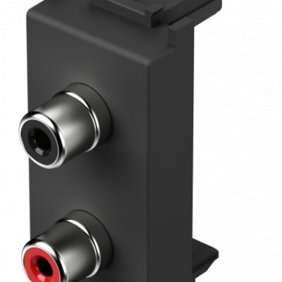 UTIČNICA AUDIO2xRCA 1M SB