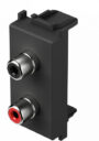 UTIČNICA AUDIO2xRCA 1M SB