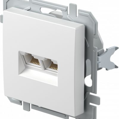 UTIČNICA CAT6S KS DOUBLE2x RJ45