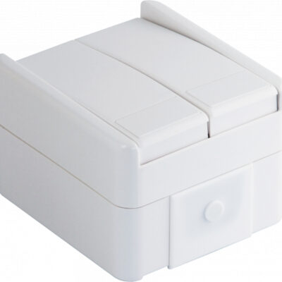 TIPKALO 2GANG-1WAYIP44 10A