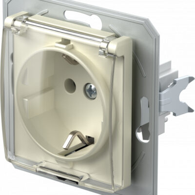 UTIČNICA SCHUKO+POKLOPAC2P+E 16A 25