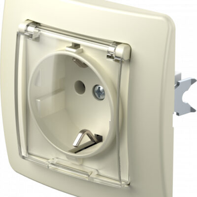 UTIČNICA SCHUKO+POKLOPAC2P+E 16A 25
