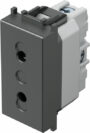 UTIČNICA EURO+KS2P 10A 250V~ 1M
