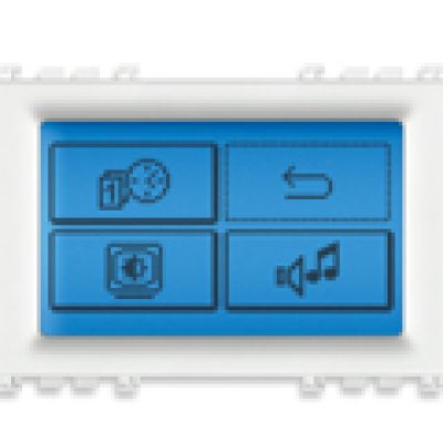 Monokromni KNX 3M bijeli zaslon osjetljiv na dodir