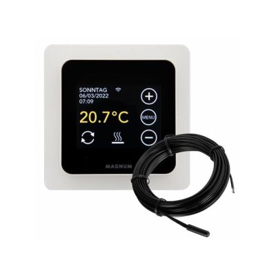 MAGNUM MRC WiFi digitalni termostat s podnim senzorom – Bijeli
